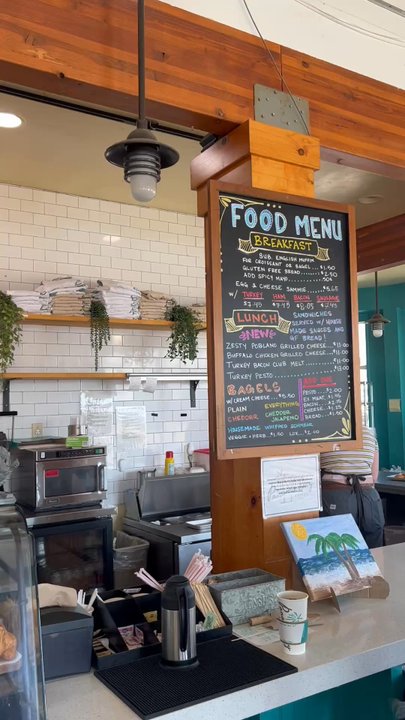 Panama Bay Coffee - View of the front counter & menu - Coffee & Tea Near Me - Vallejo, California