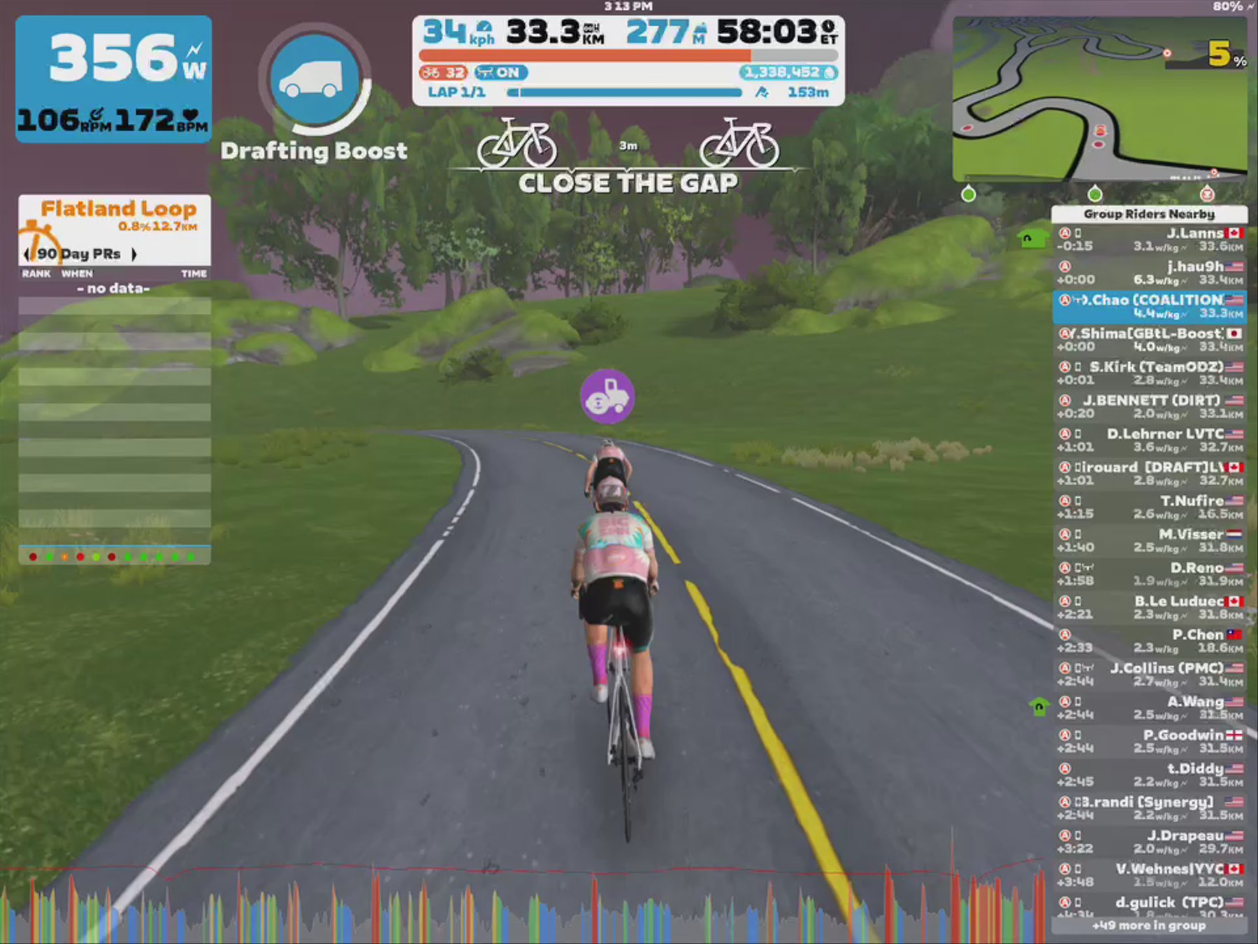 Zwift - Group Ride: Long | Stage 1 | The Zwift Big Spin 2024 on Country to Coastal in Makuri Islands