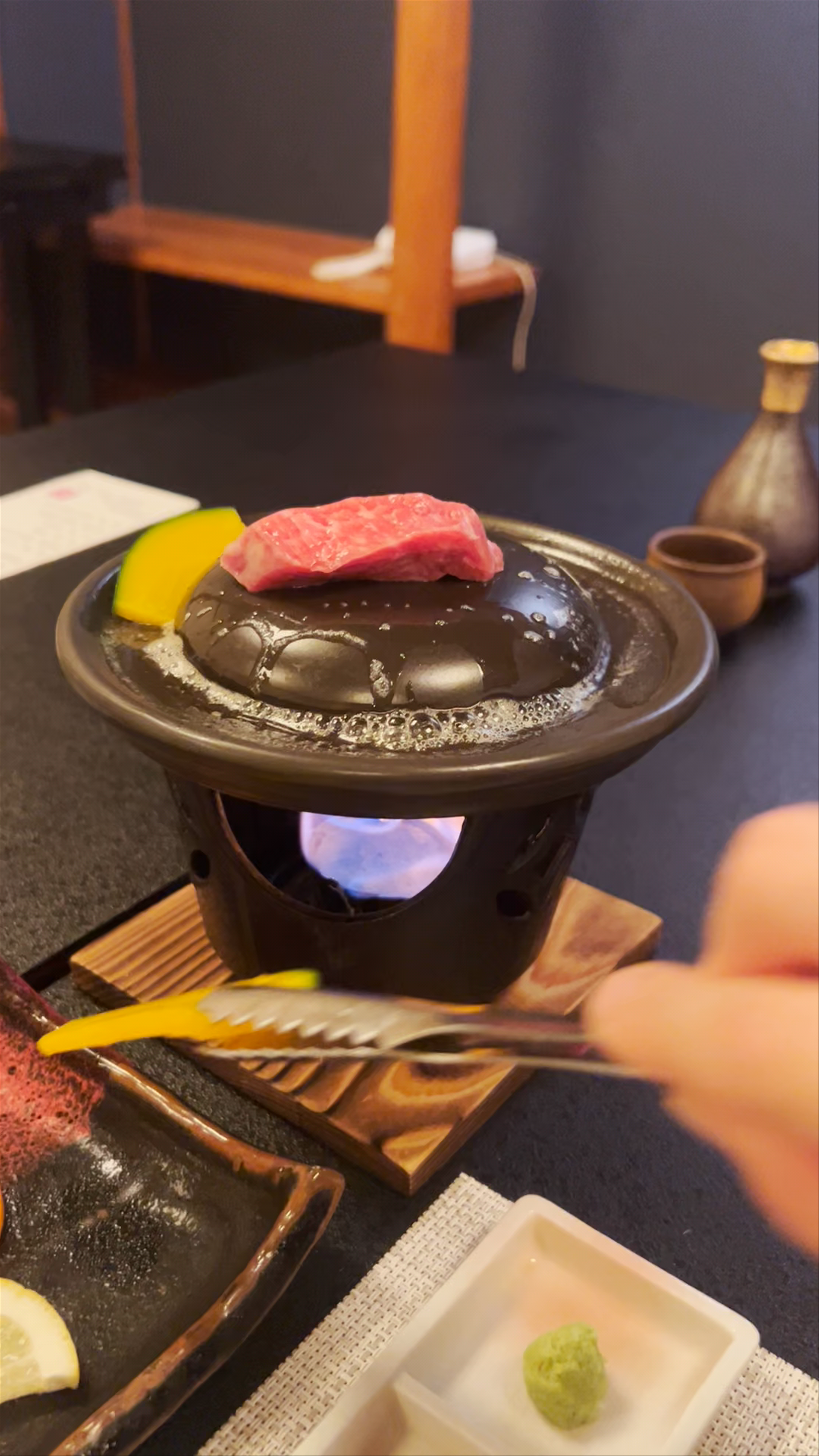 Authentic Japanese Wagyu Grilling in Osaka