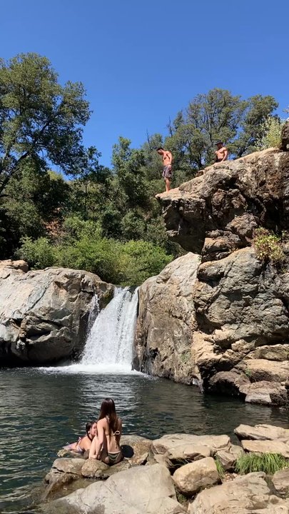 Rainbow Pools - Fantastic jump and flip - Water Parks Near Me - Groveland, California