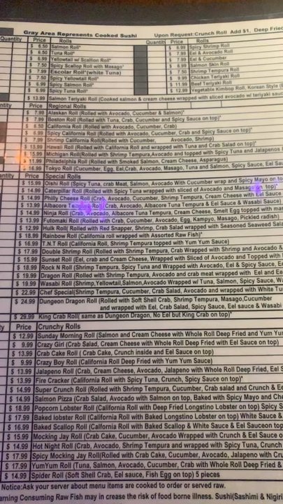 Sake Sushi - Menu - Sushi Bars Near Me - Royal Oak, Michigan