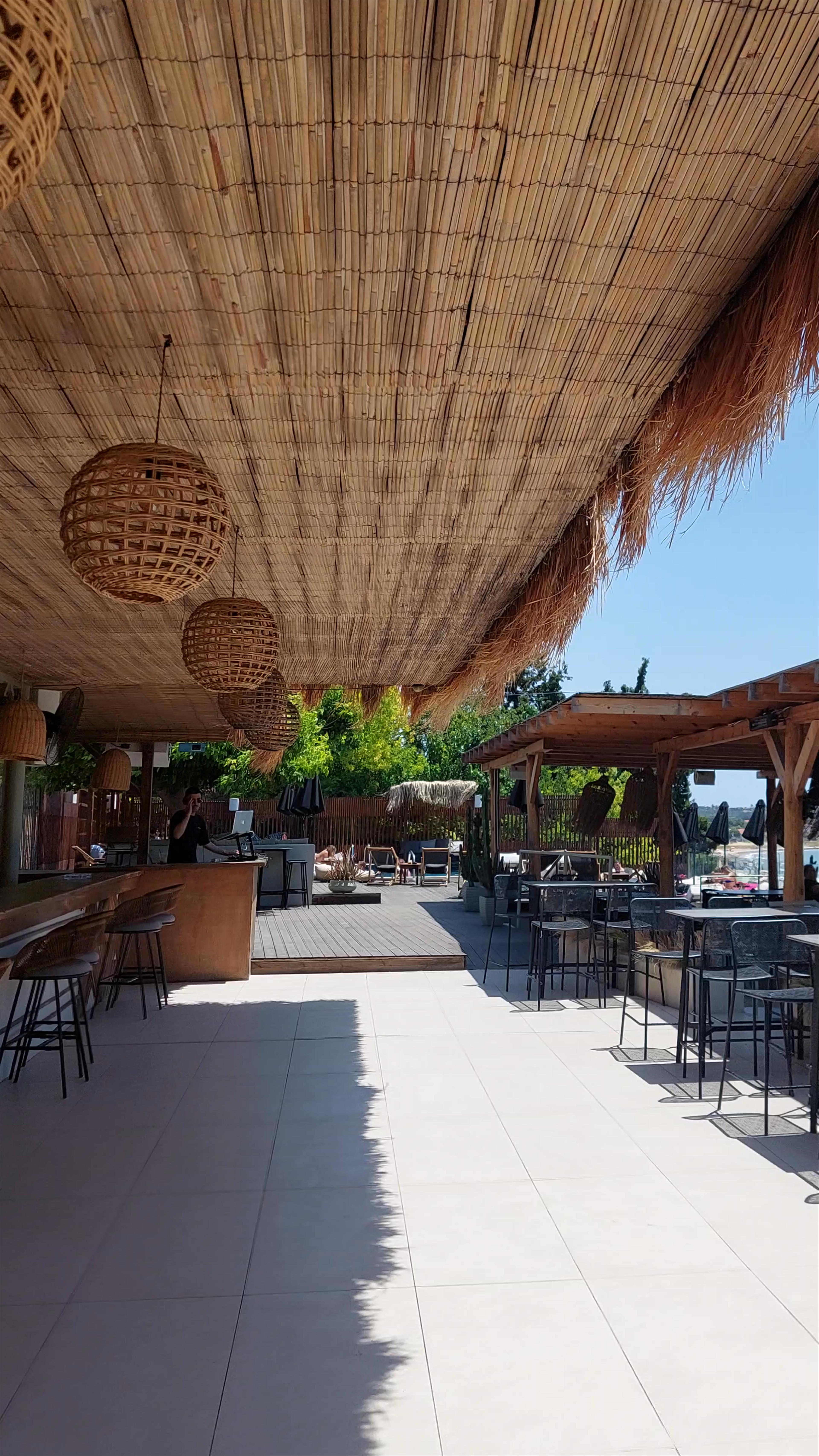 Seaside Chill at Kallikrateia Beach Bar, Greece