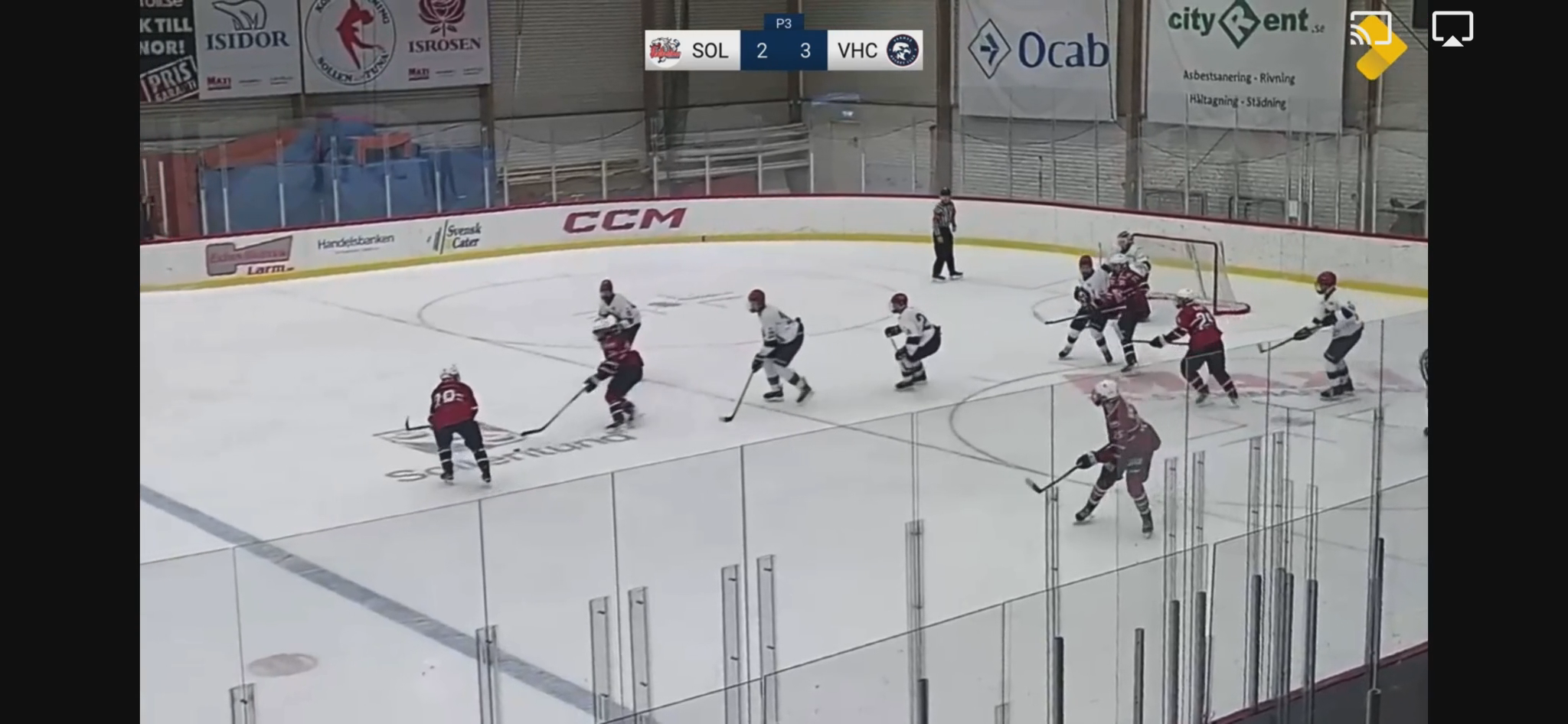 Vincent Andersson's Stunning Equalizer for Sollentuna HC U18