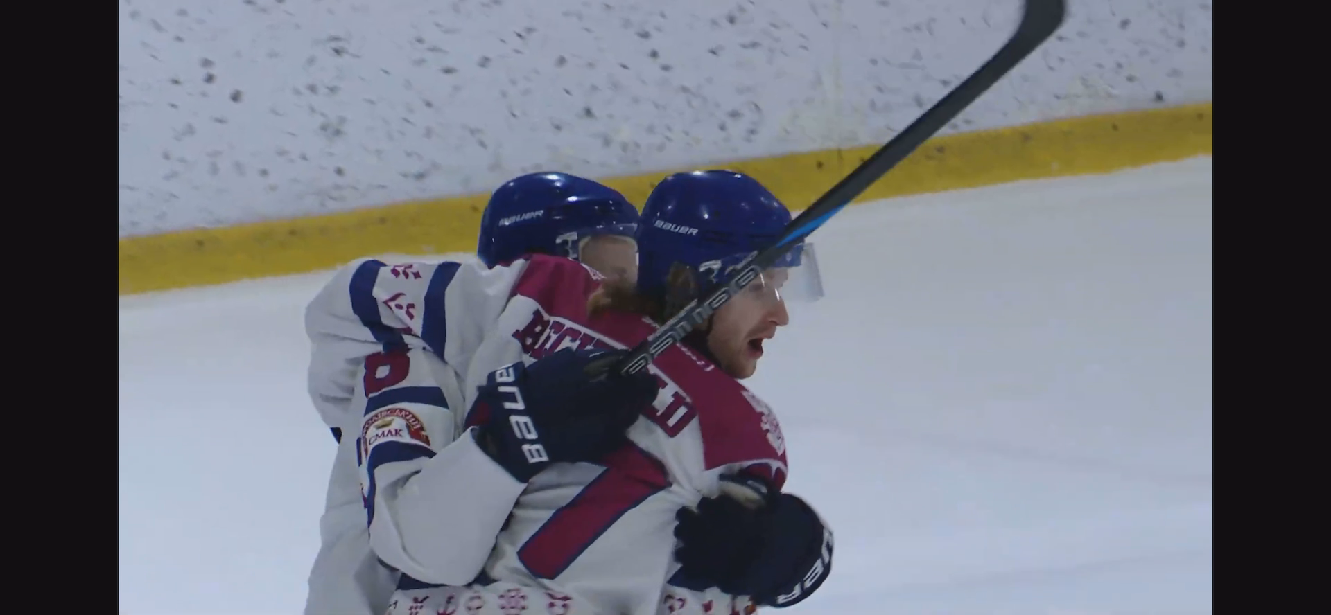 Jordan Bechtold's Dazzling Goals and Stickhandling number 97 white