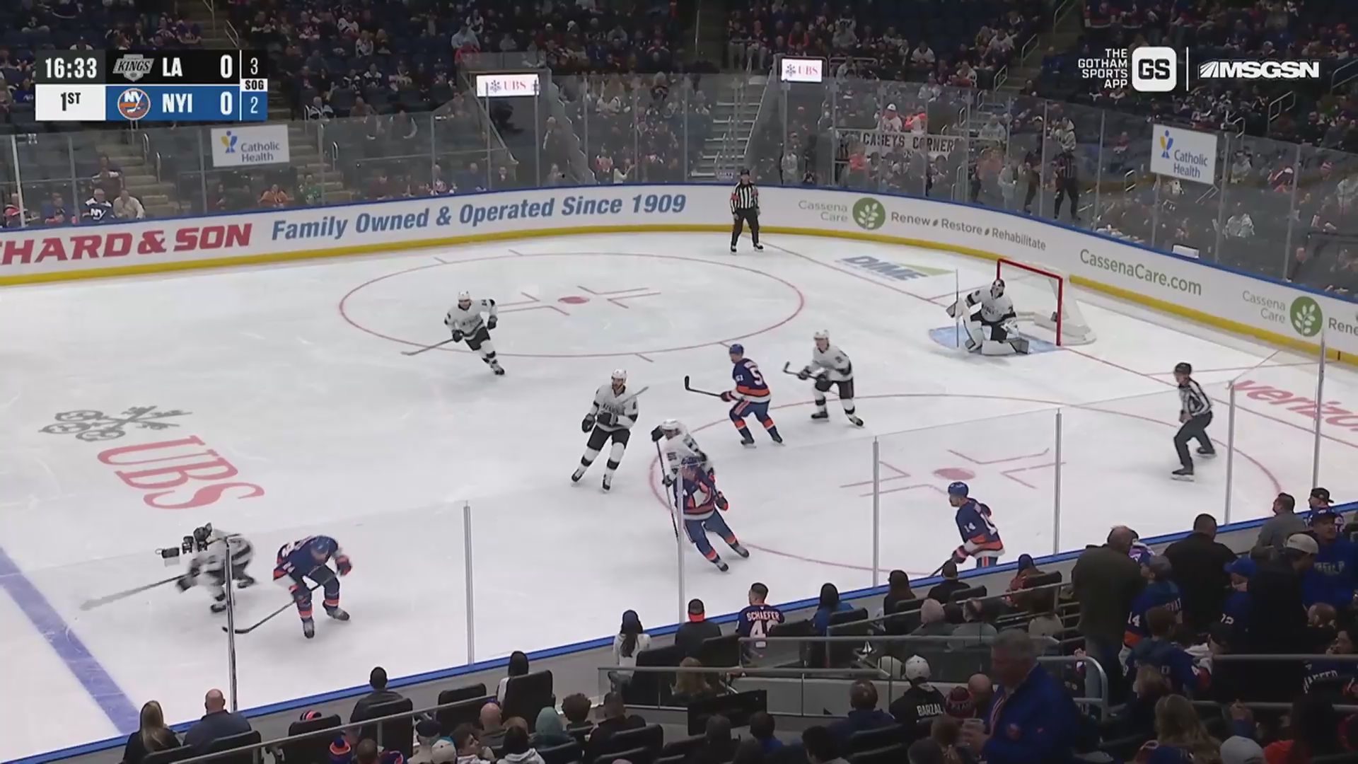 Moore opens scoring after blocked shot · Mar 13, 2026