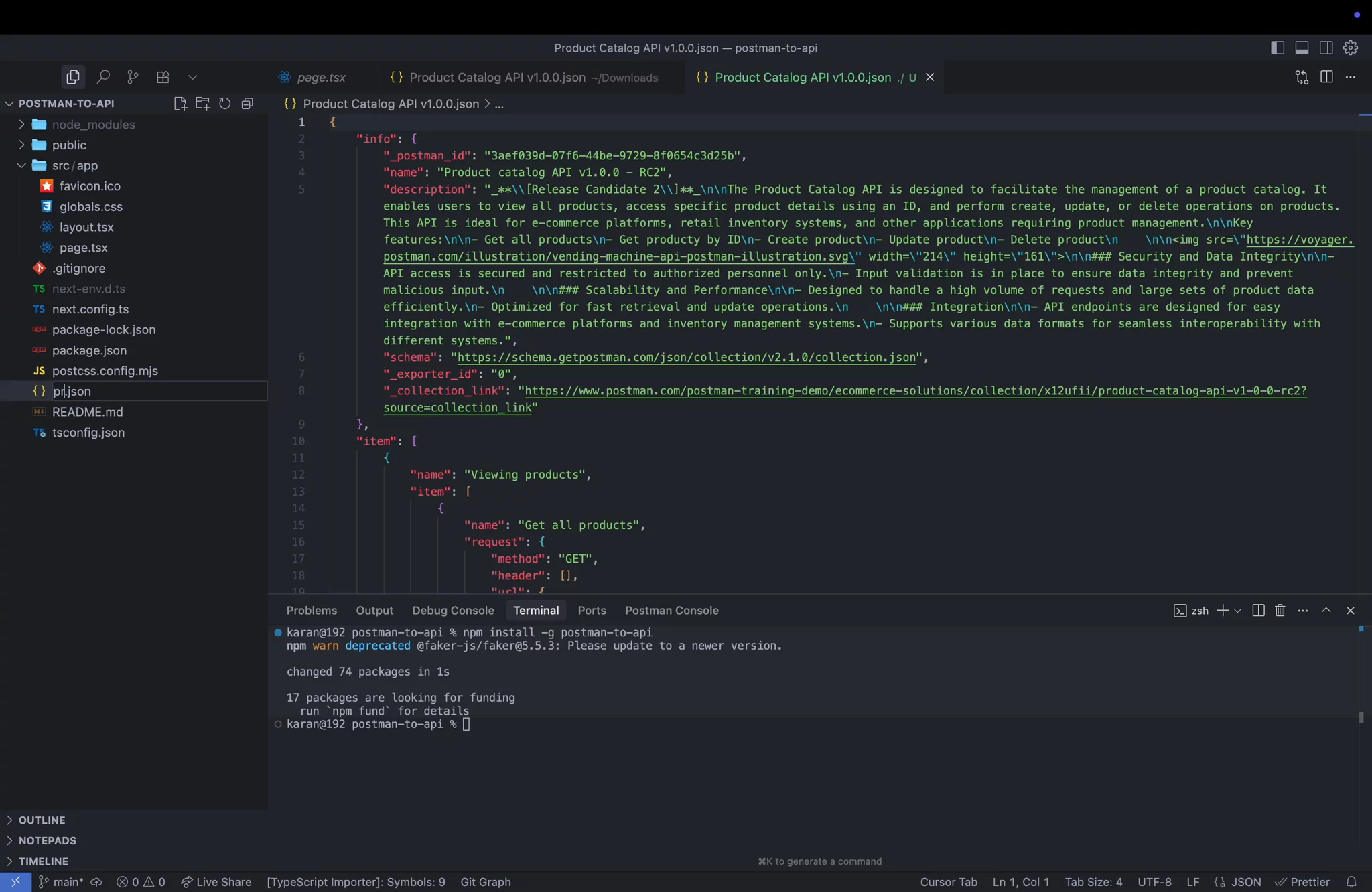 Postman to API image 1