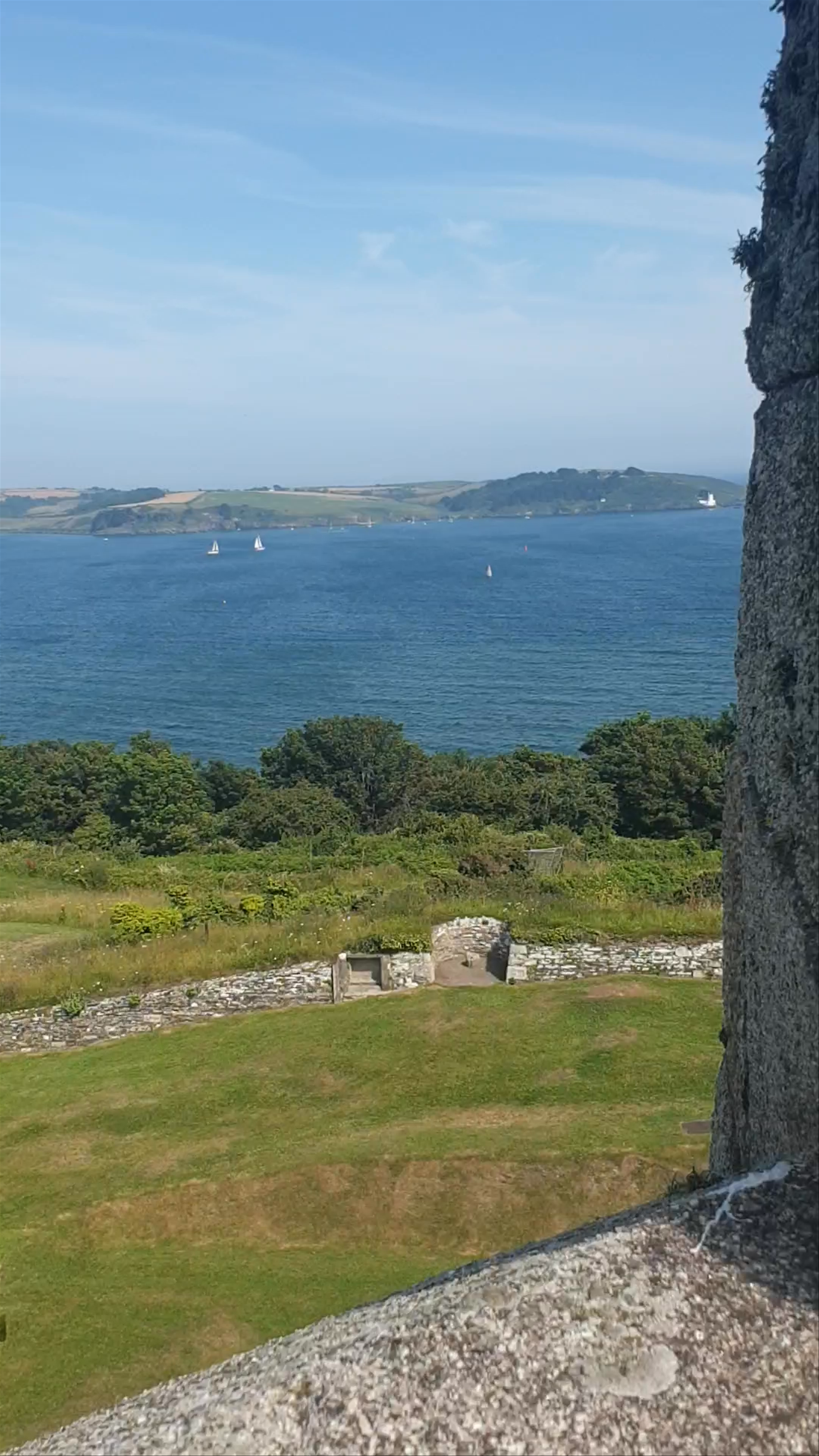 Scenic Views from Pendennis Castle, Falmouth