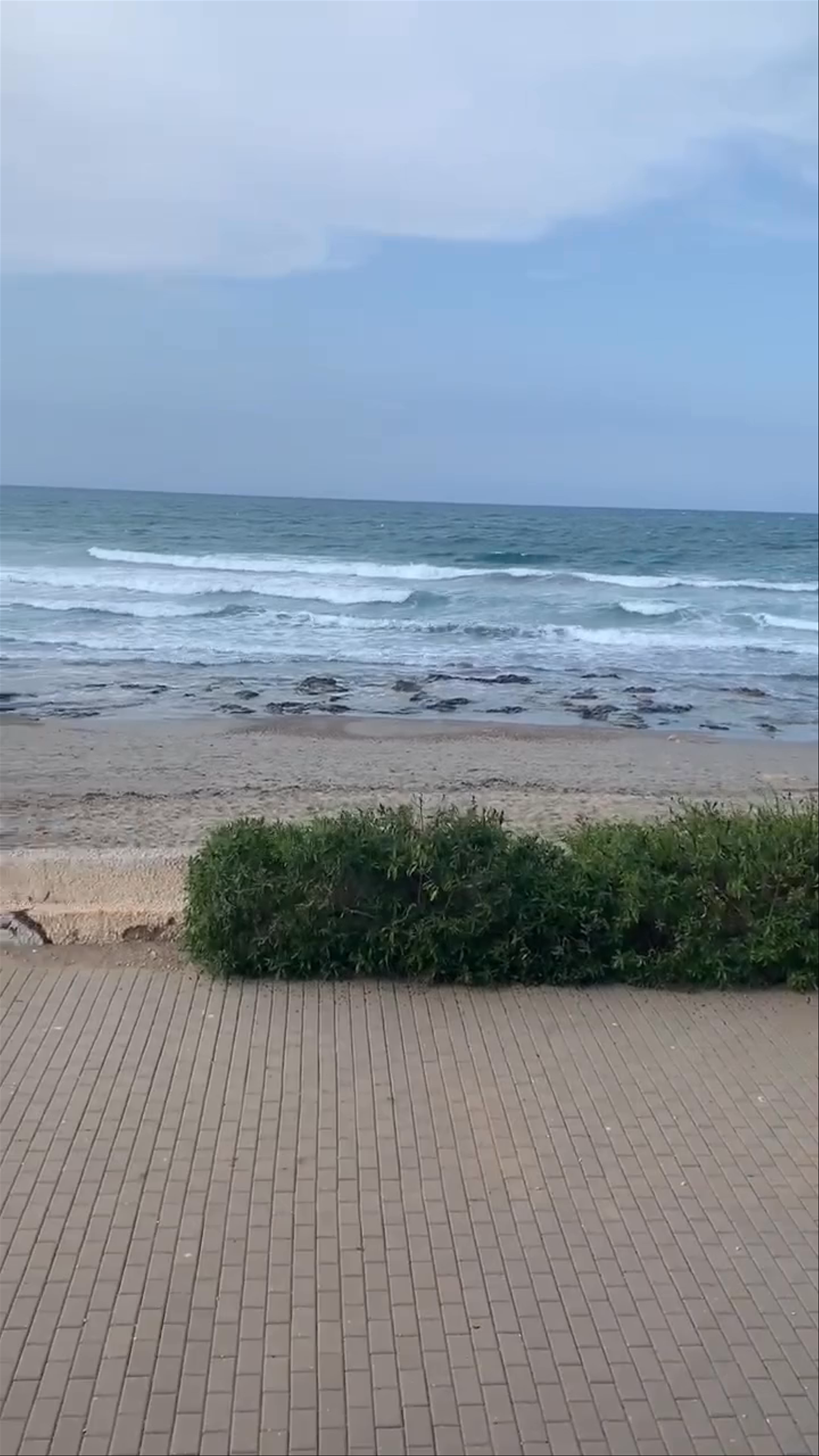 Tranquil Waves at Playa de Levante, Águilas, Spain