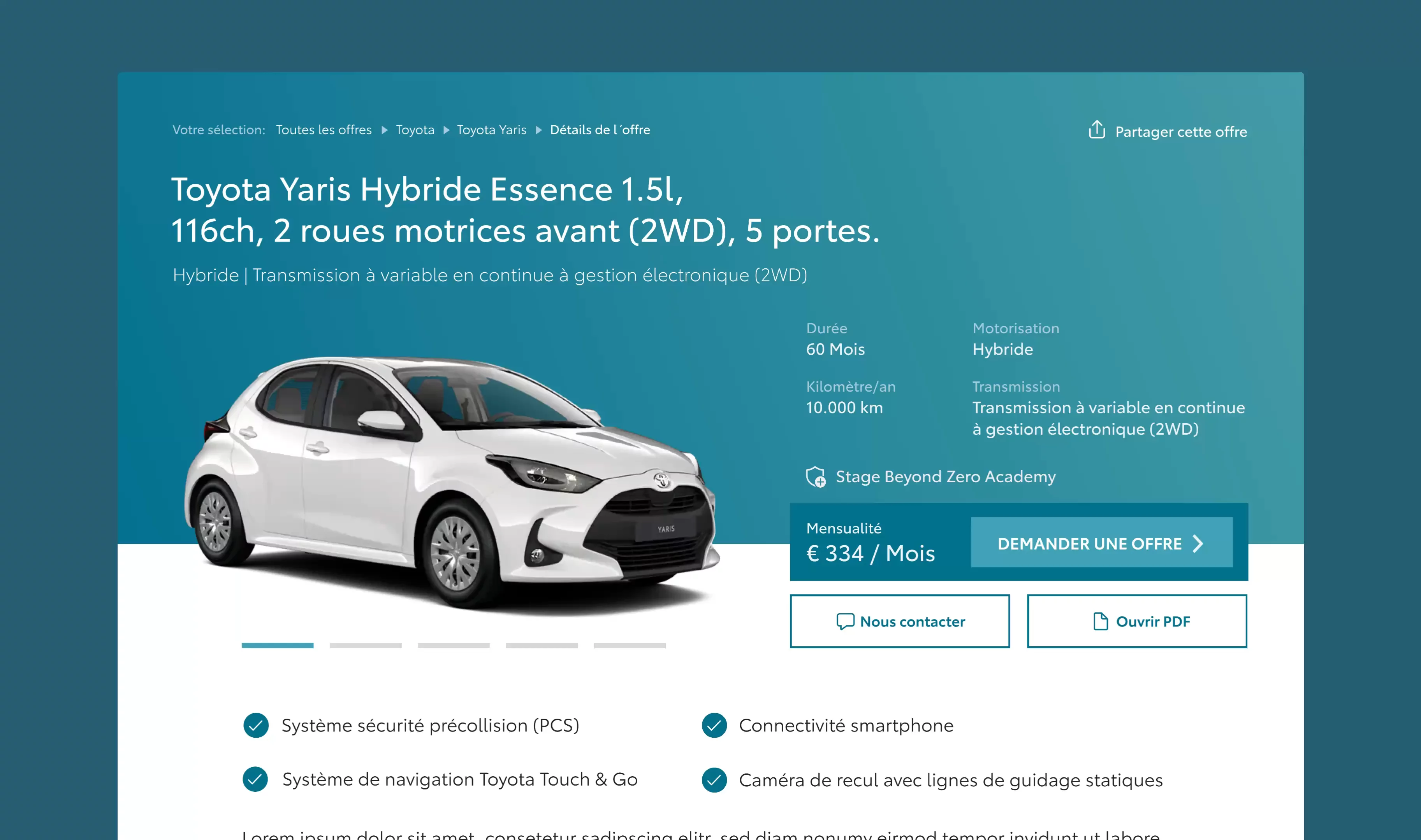 Mobility Services Platform, developed by Hypercode | Hypercode, Digital Product Studio, Köln