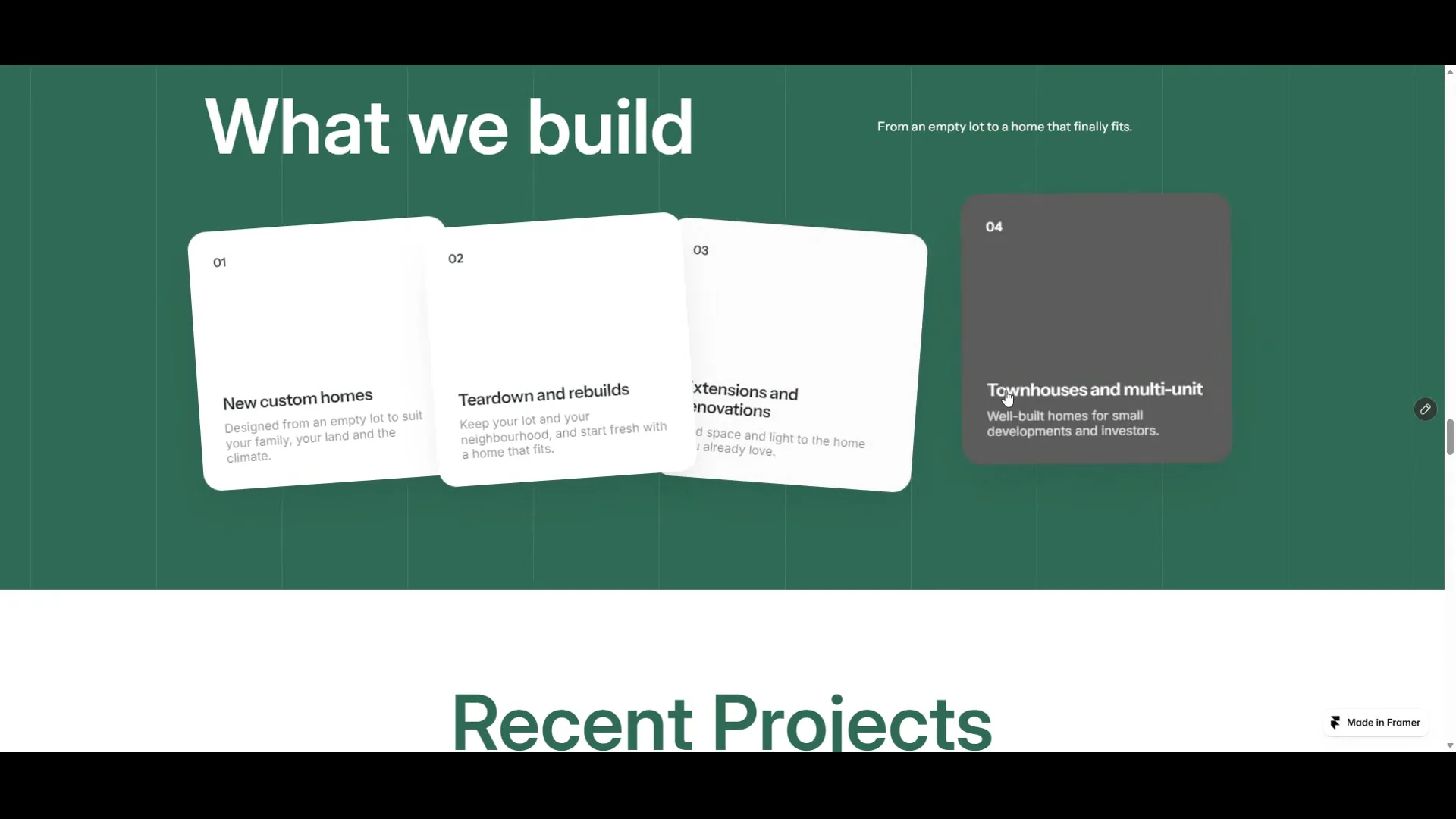 Sneak peek! 👁️✨Currently putting the final touches on my 11th Framer template. Dropping soon... Blue or Green? What do you think?