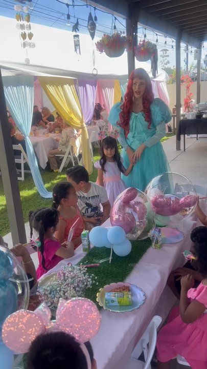 OC Party Company - Princess ariel - Face Painting Near Me