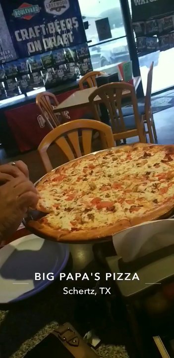 Big Papa's - Sicilian Chicken Pizza - Pizza Near Me - Schertz, Texas