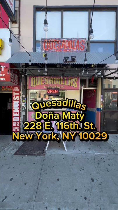 Quesadillas Doña Maty - Quesadillas Doña Maty Reel Excerpt - Mexican Near Me - New York, New York