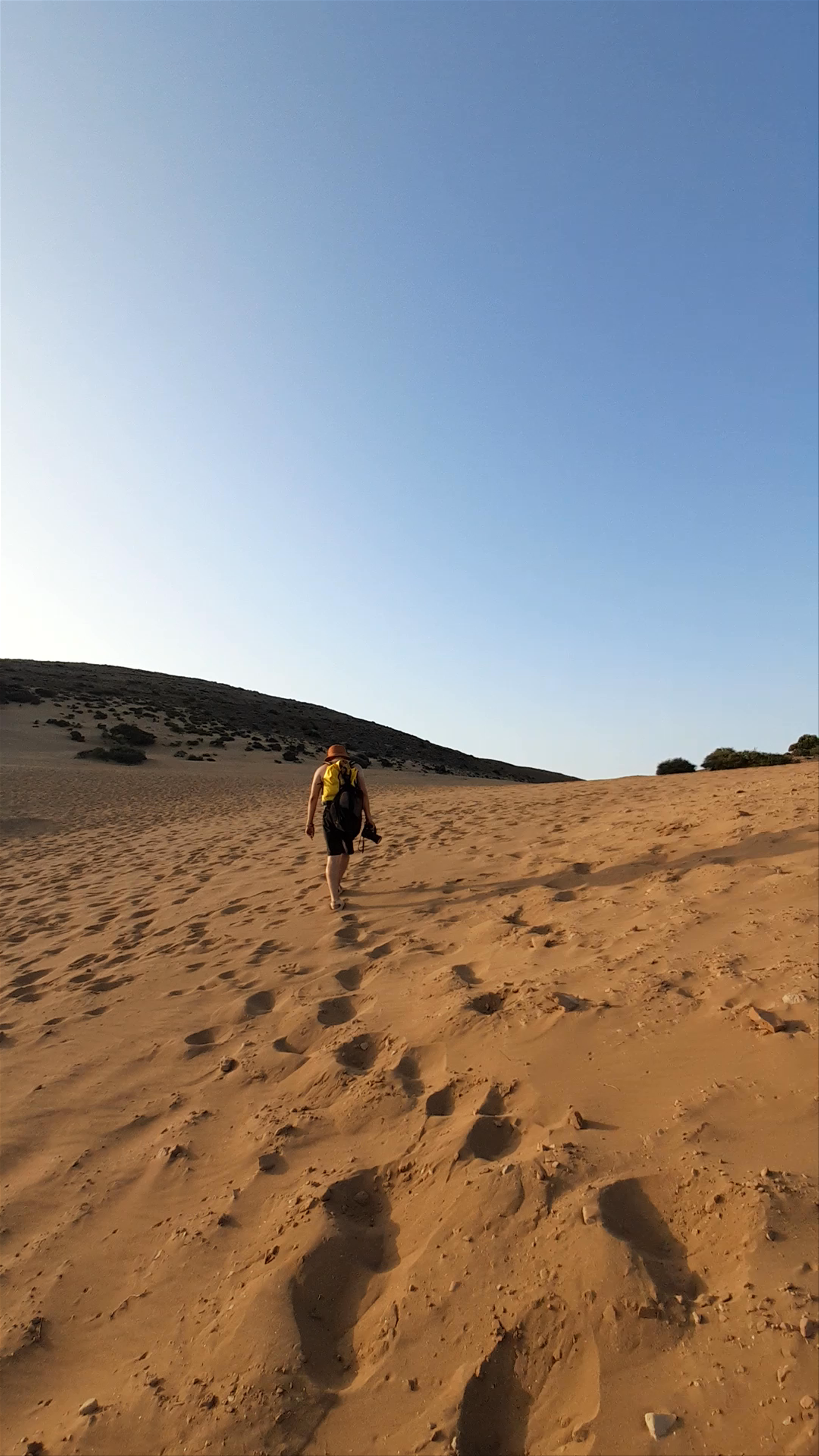 Sunset Sand Dune Trekking at Ammothínes, Atsiki, Greece