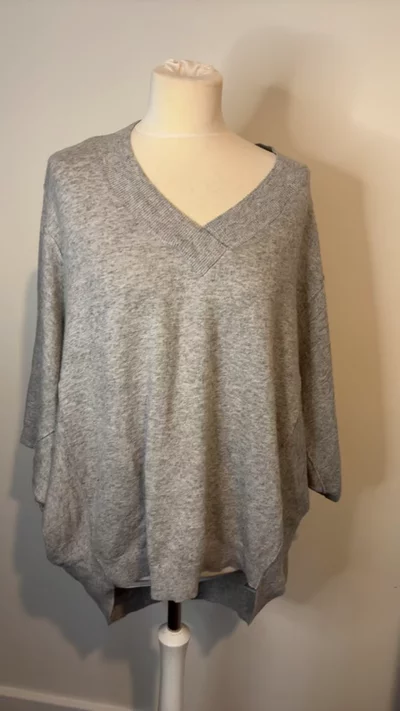 Phase Eight V-Neck Sweater oversized L  image 1