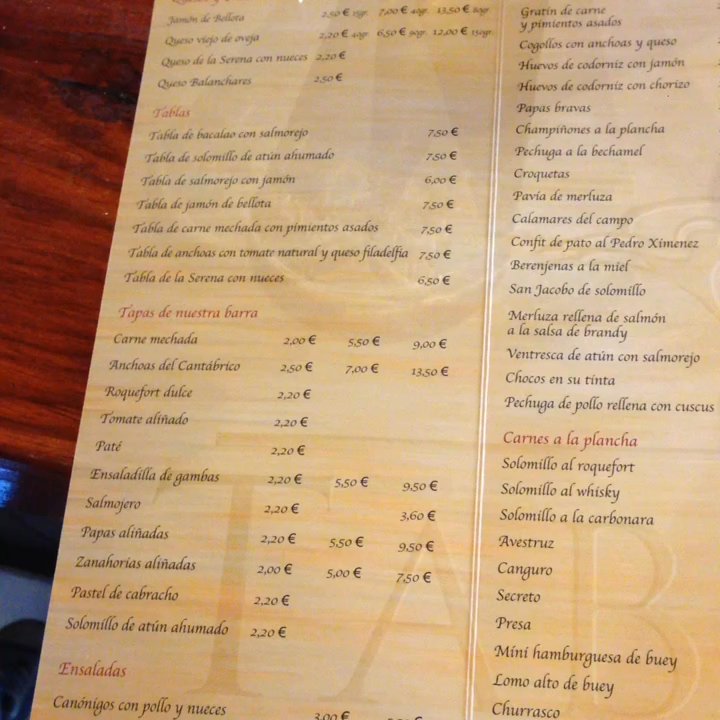 Taberna de Nervión - Video carta - Tapas Bars Near Me - Seville, SE
