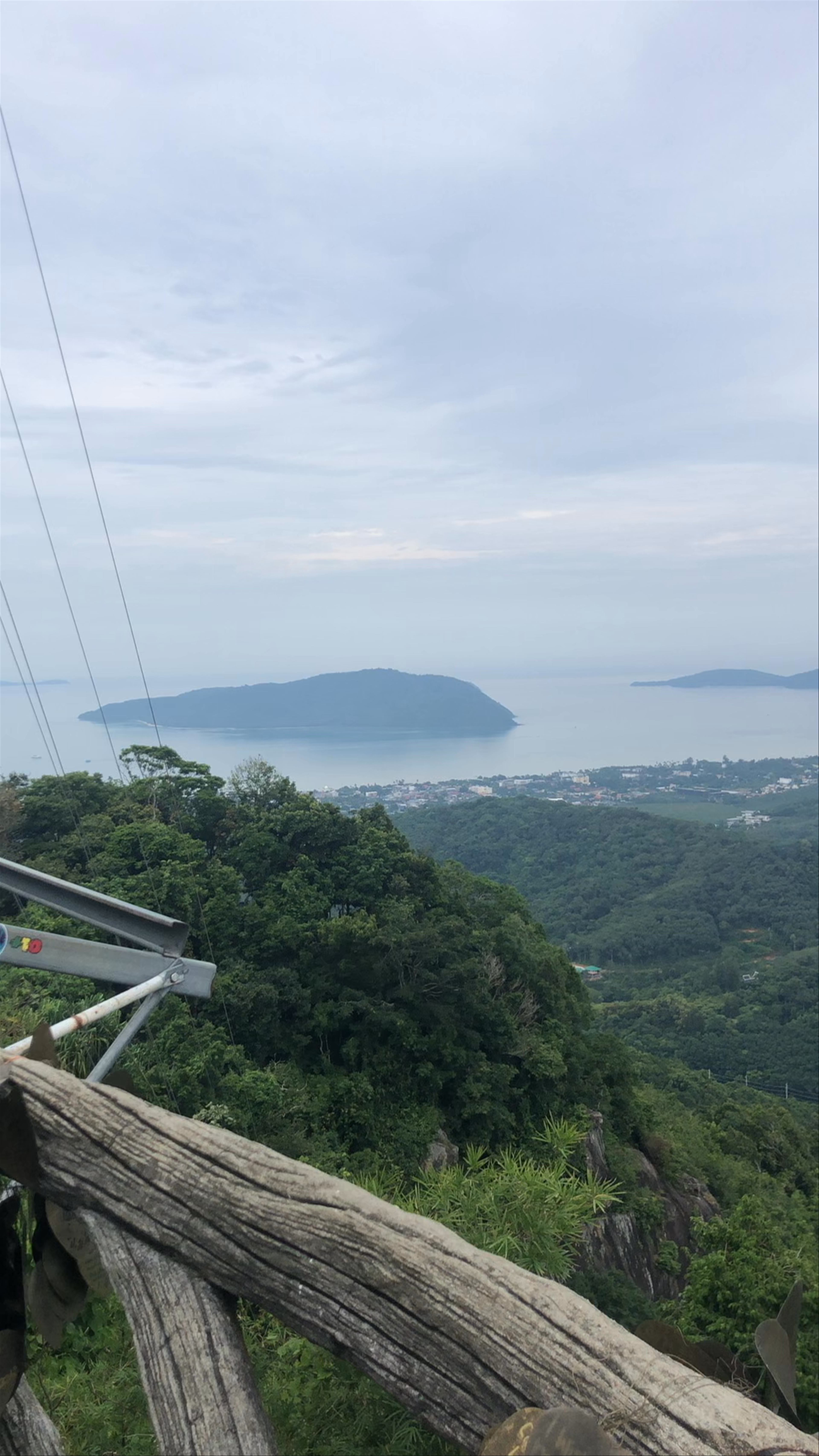 Big Buddha Viewpoint: Panoramic Serenity Over Phuket's Lush Hills and Islands