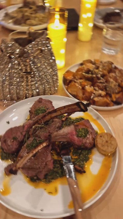 The Ranch - My Birthday Dinner was Delicious!  Rack of Lamb perfectly medium rare and a side of the addictive Patatas Bravas. - Lounges Near Me - Visalia, California
