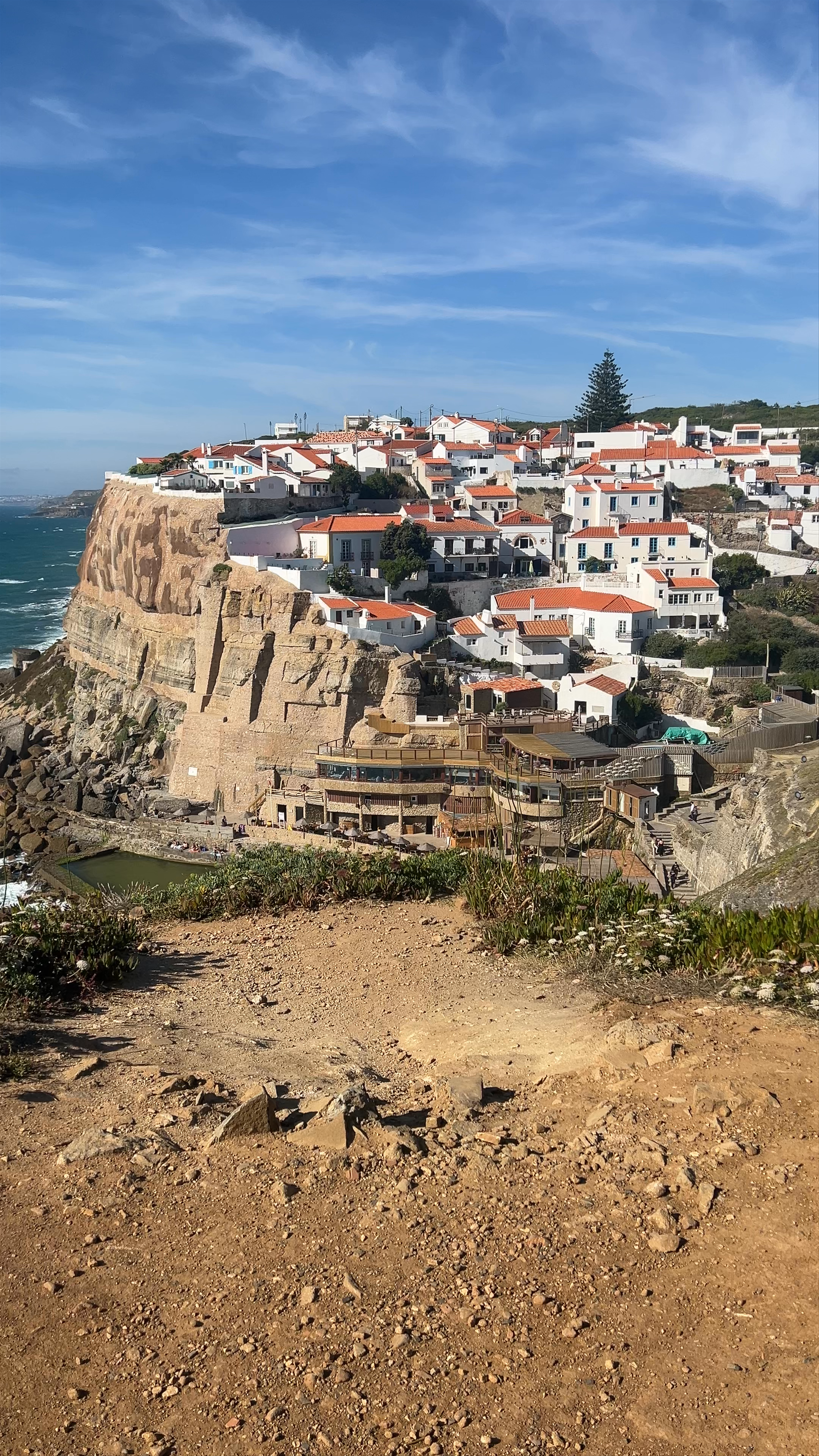Azenhas do Mar Viewpoint: Coastal Village Charm in Colares, Portugal