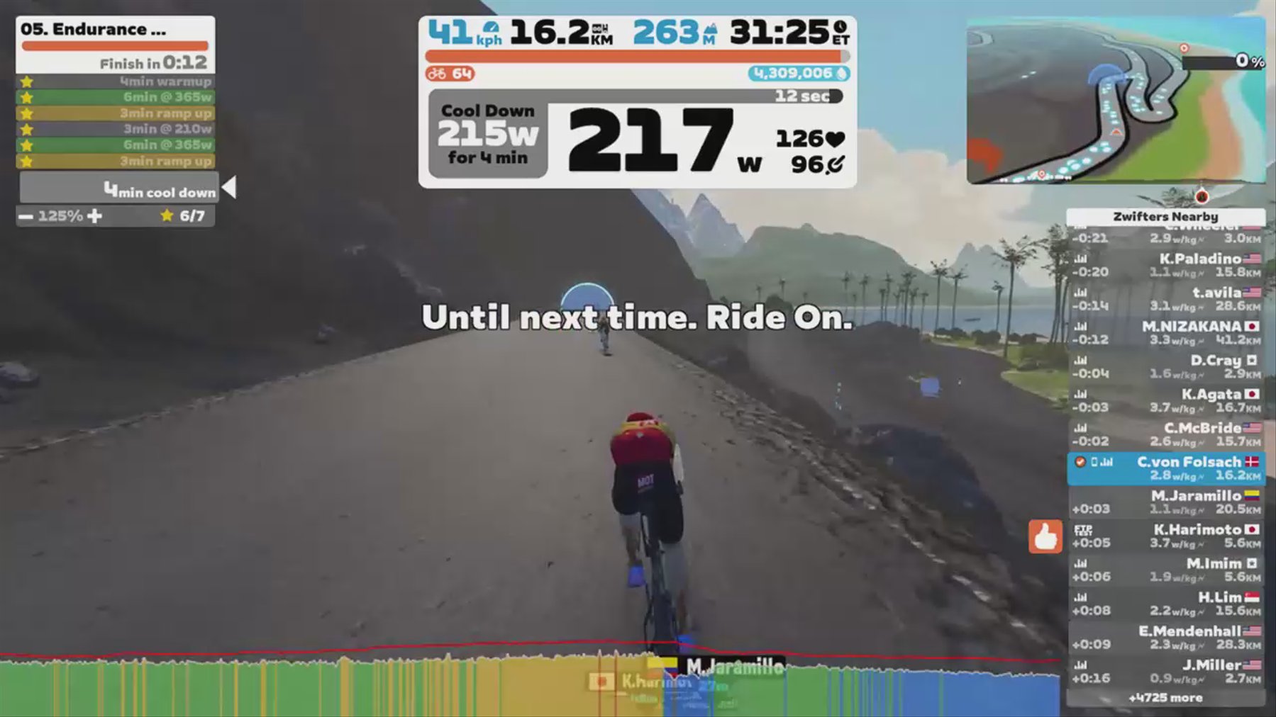 Zwift - 05. Endurance Ascent [Lite] on Crow Road in Watopia