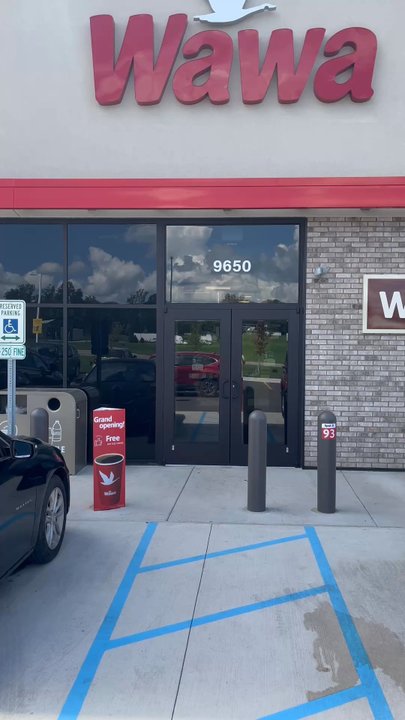 Wawa - Front of building on grand opening day - Gas Stations Near Me - Louisville, Kentucky