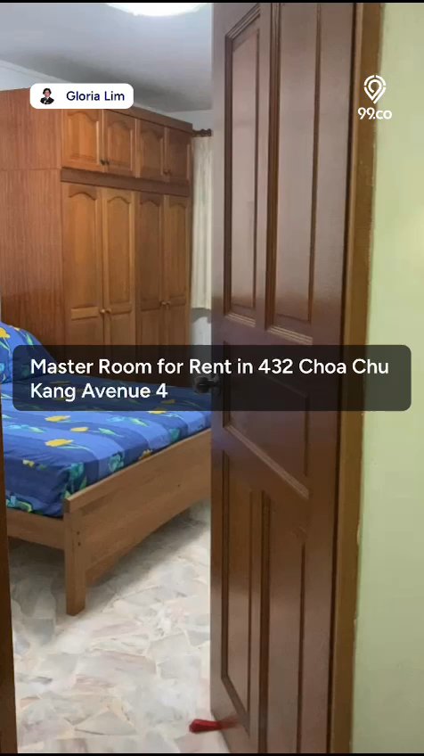 Master Room (HDB) for Rent in  432 Choa Chu Kang Avenue 4 - Image 9