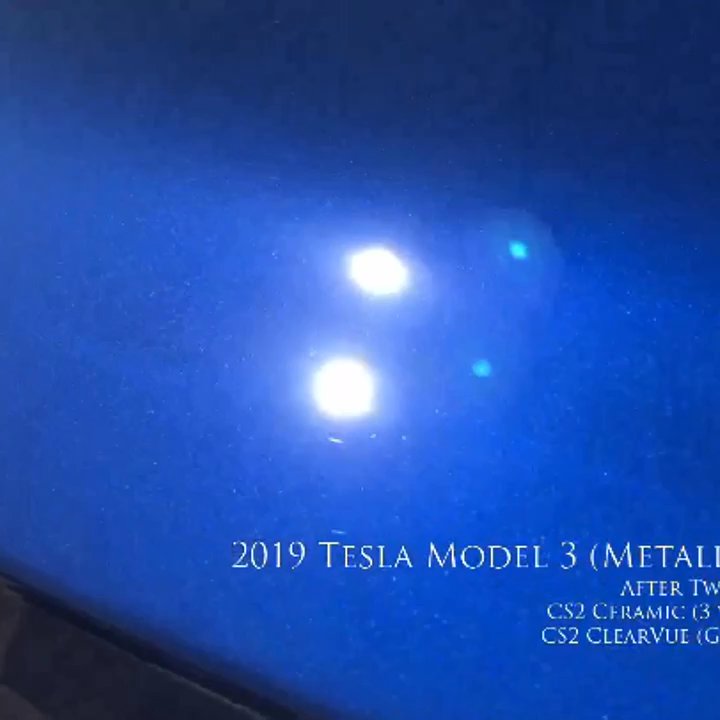Detailership - Tesla model 3 Blue Metallic cs2 Ceramic and ClearVue - Auto Detailing Near Me - Dublin, California