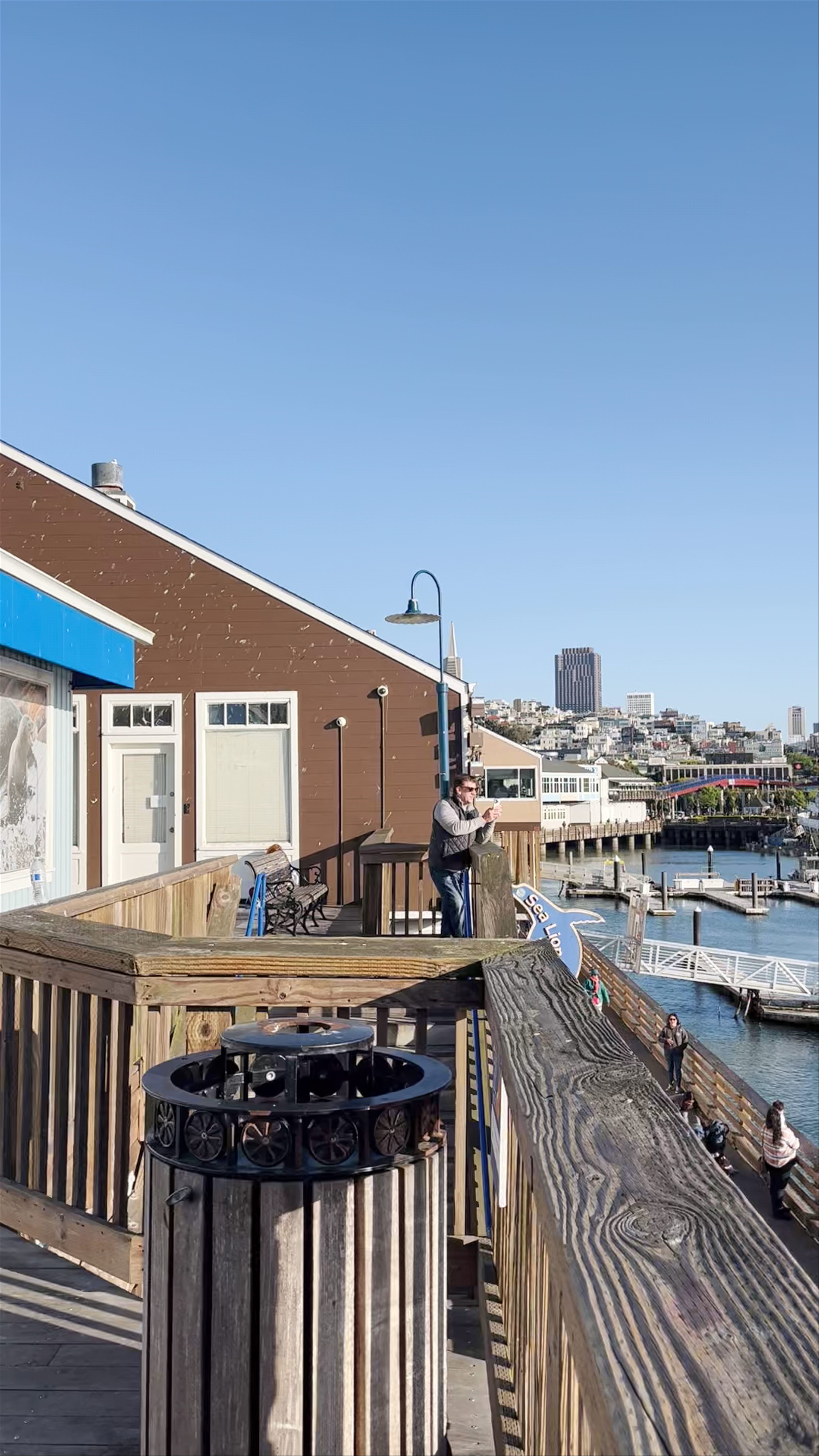 Sea Lion Viewing Area at Pier 39, San Francisco