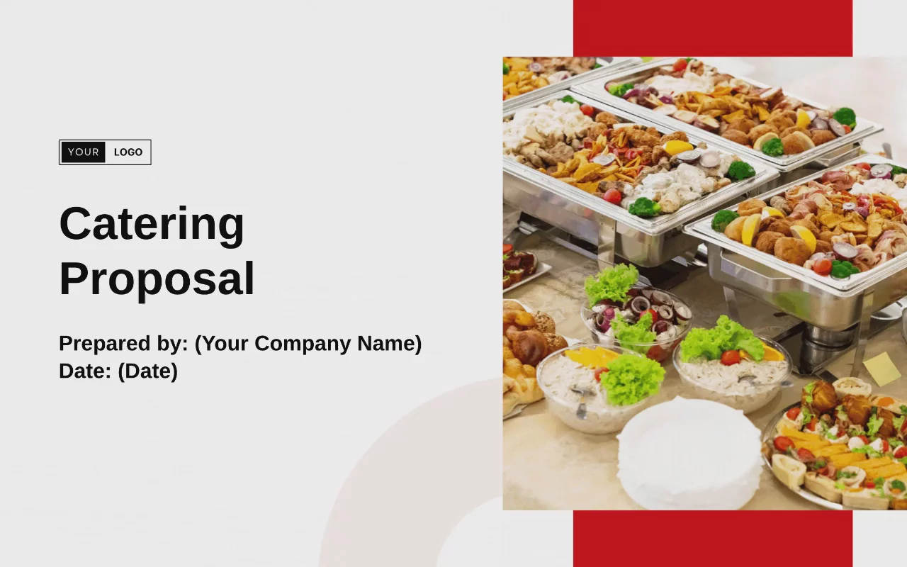 Preview of Catering Proposal Template