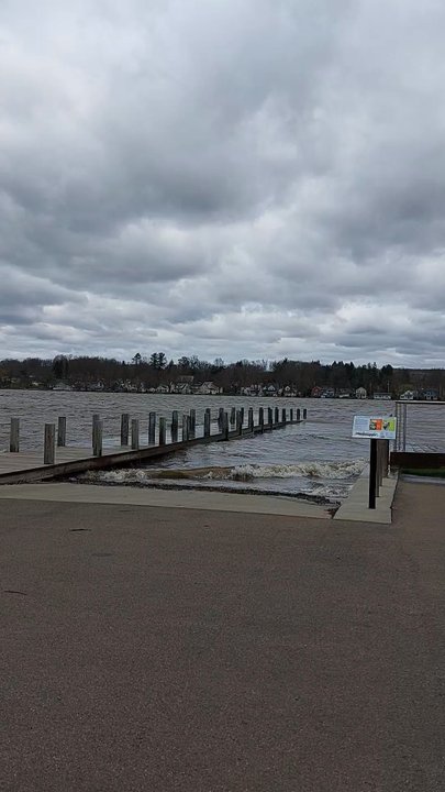 Lucille Ball Memorial Park - Super windy and flooded - Parks Near Me - Celoron, New York