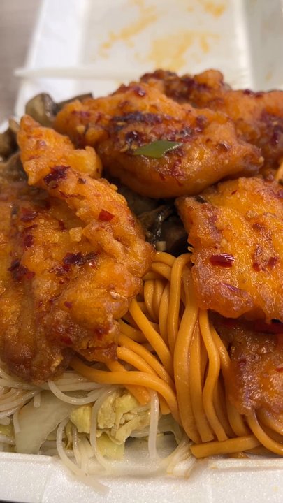 PanPan Wok - Mushroom chicken, spicy fish, coconut shrimp, rice noodle, chowmein. $15 - Chinese Near Me - Oceanside, California