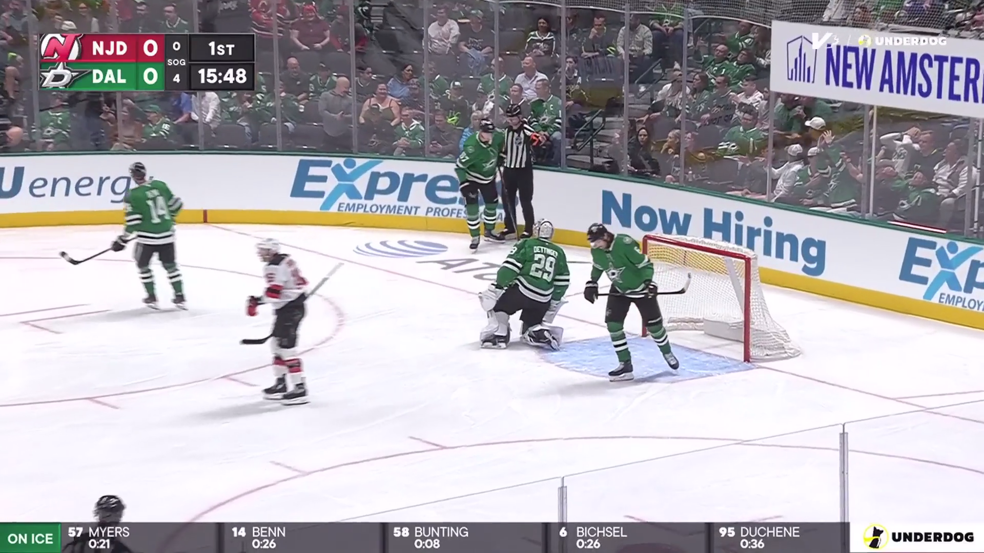 Hughes leads the way with two goals as Devils explode for four in the first · Mar 24, 2026