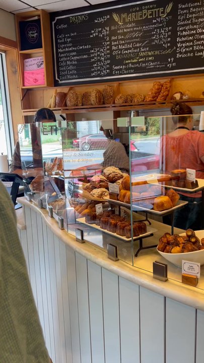 MarieBette Cafe and Bakery - Cool pastry display - Breakfast & Brunch Near Me - Charlottesville, Virginia