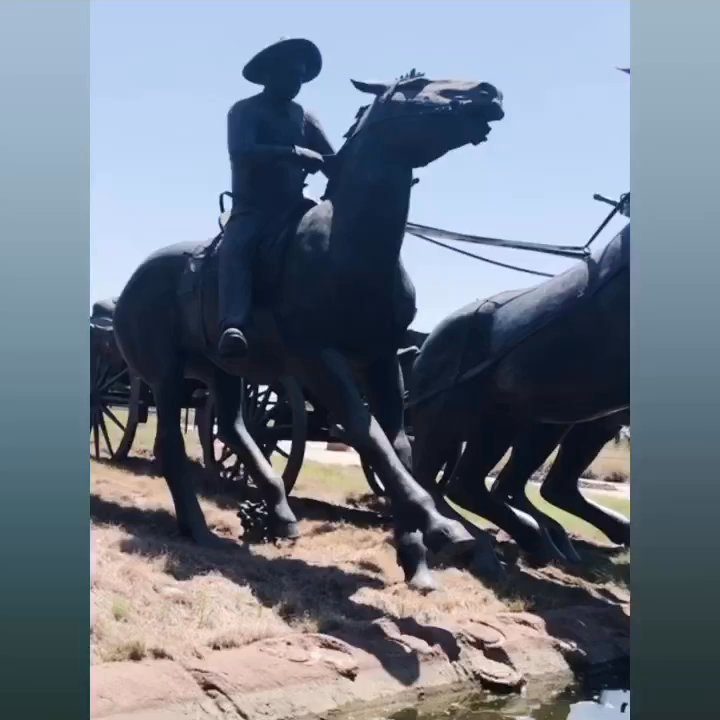 Centennial Land Run Monument - Collection of images at the monument - Landmarks & Historical Buildings Near Me - Oklahoma City, Oklahoma