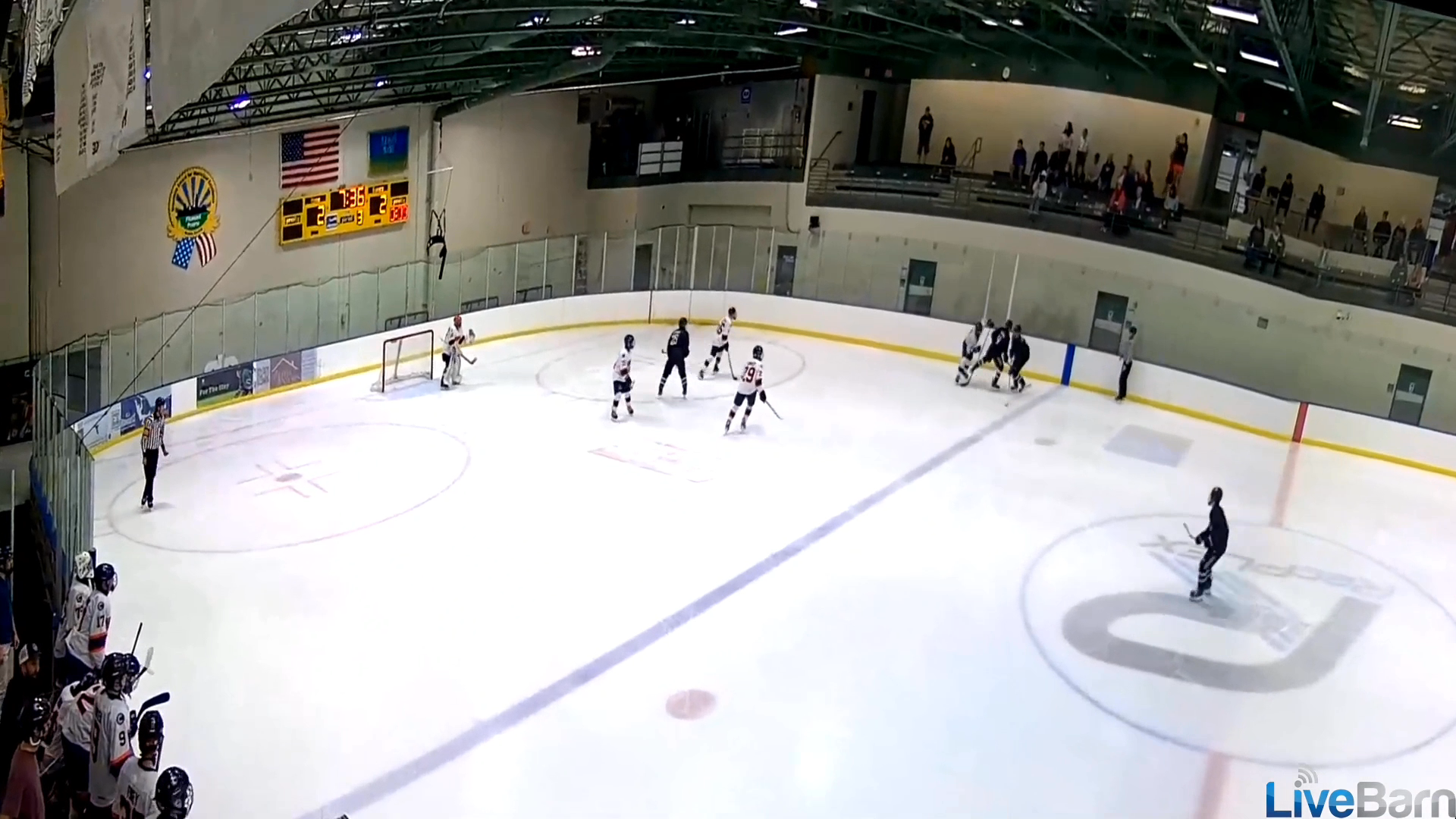 Alfonso Hermes #26: Offensive Highlights Lakers High School Hockey back door tip in goal!