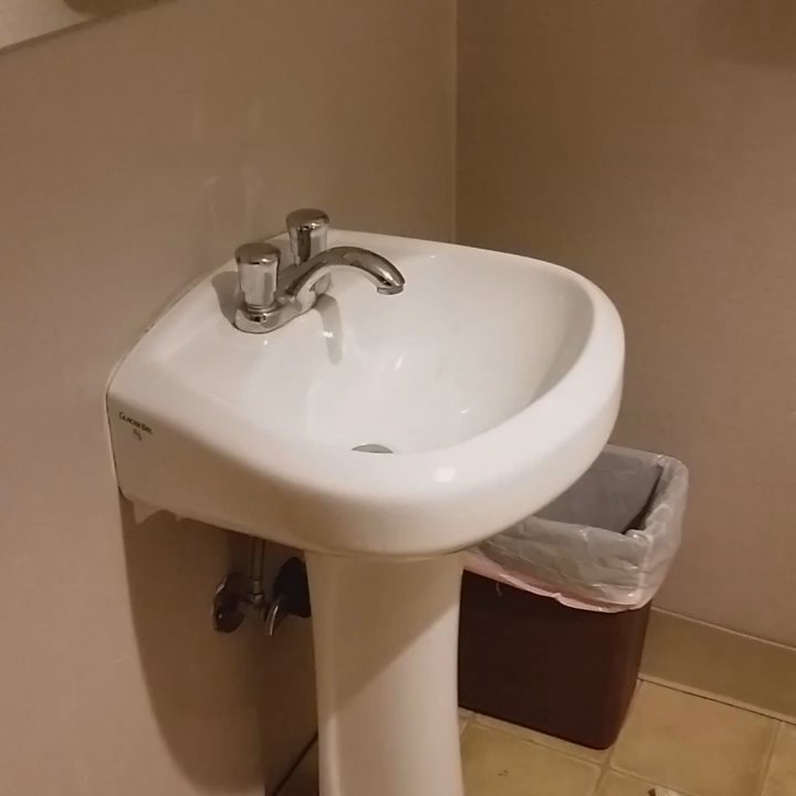 Waterfront Cafe - The bathroom is crazy open stall right when you walk in - Cafes Near Me - La Conner, Washington