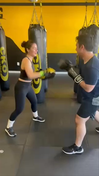 CKO Kickboxing Simi Valley - Pad training with my brother during Transformation Challenge Bonus Class! - Kickboxing Near Me - Simi Valley, California