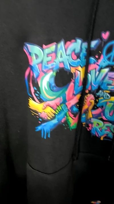Peace Love And Unity Respect Hoodie
