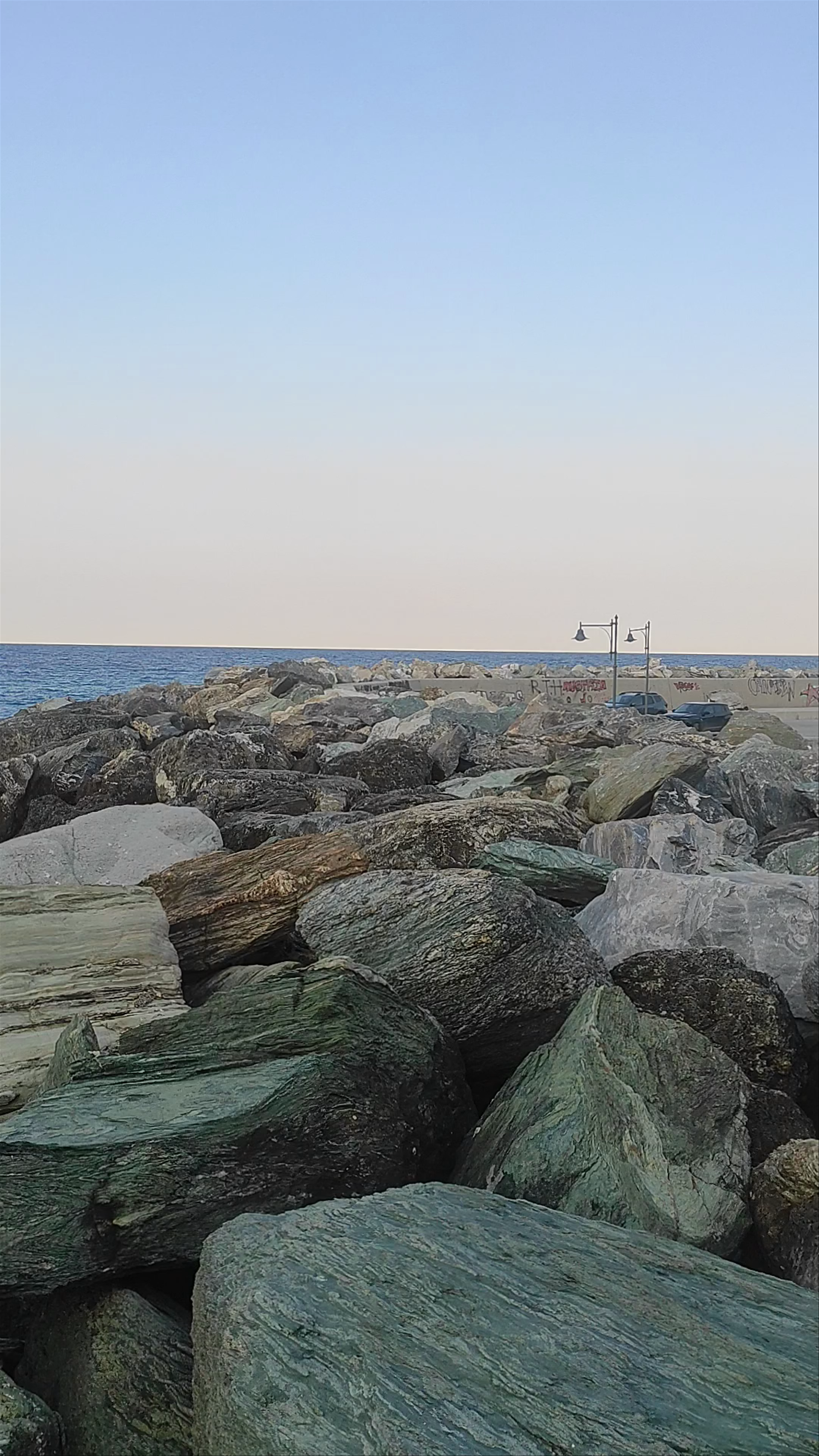 Sunset Serenity at the Chorefto Harbor, Greece