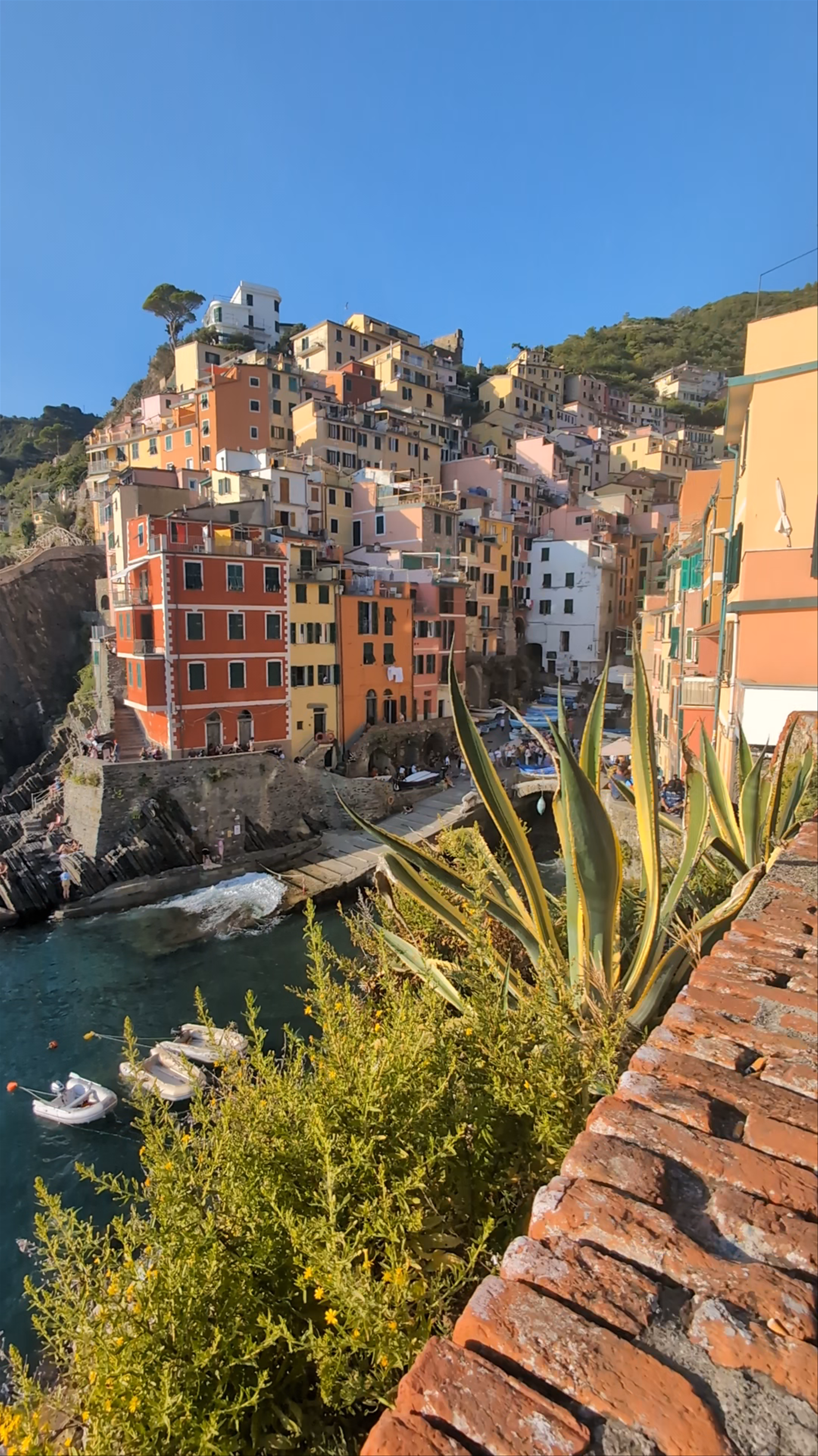 Stunning Coastal Views of Riomaggiore, Liguria, Italy