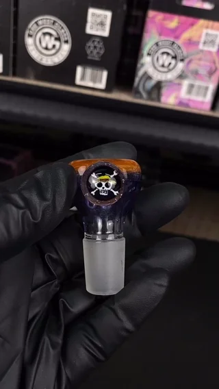 Preview pic of 18mm Single Hole Bowl Slide by Keys Glass
