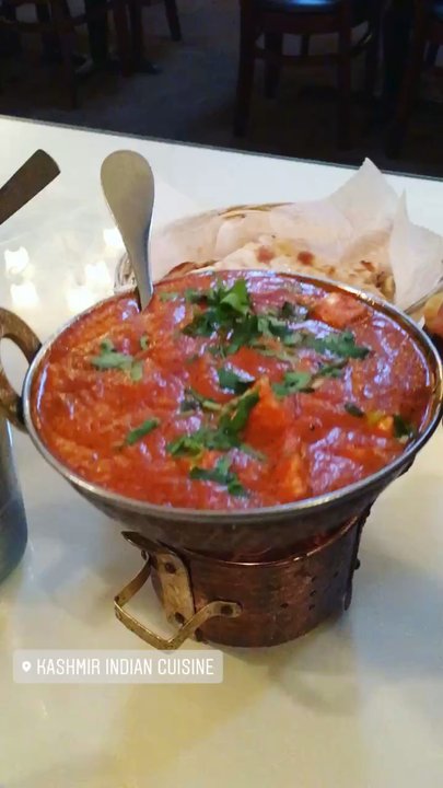 Kashmir - Paneer Tikka Masala & Cheese Naan - Indian Near Me - Salem, New Hampshire