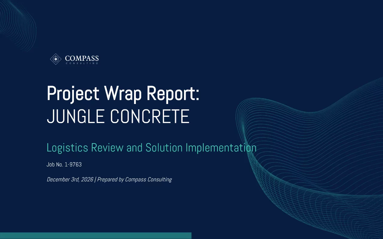 Preview of Consulting Report Template