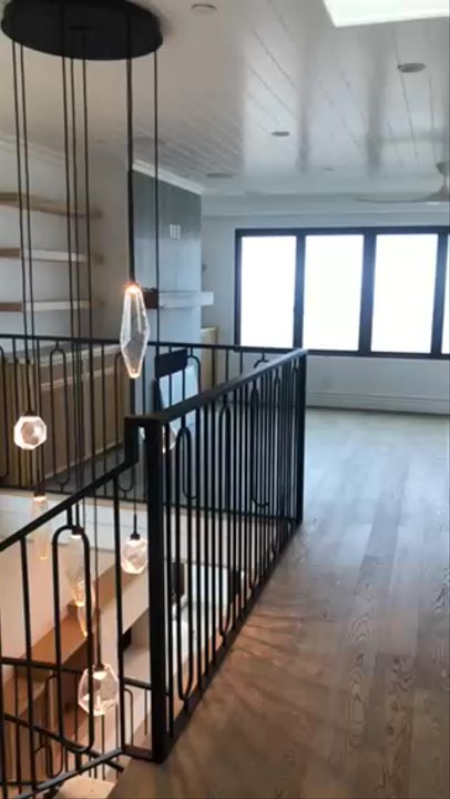 Lighting Innovation - Hammerton Gem & Rock Crystal Multi Pendant Chandelier, just stunning in the stairwell, lighting your way as you move up/down the stairs. - Lighting Fixtures & Equipment Near Me - San Clemente, California