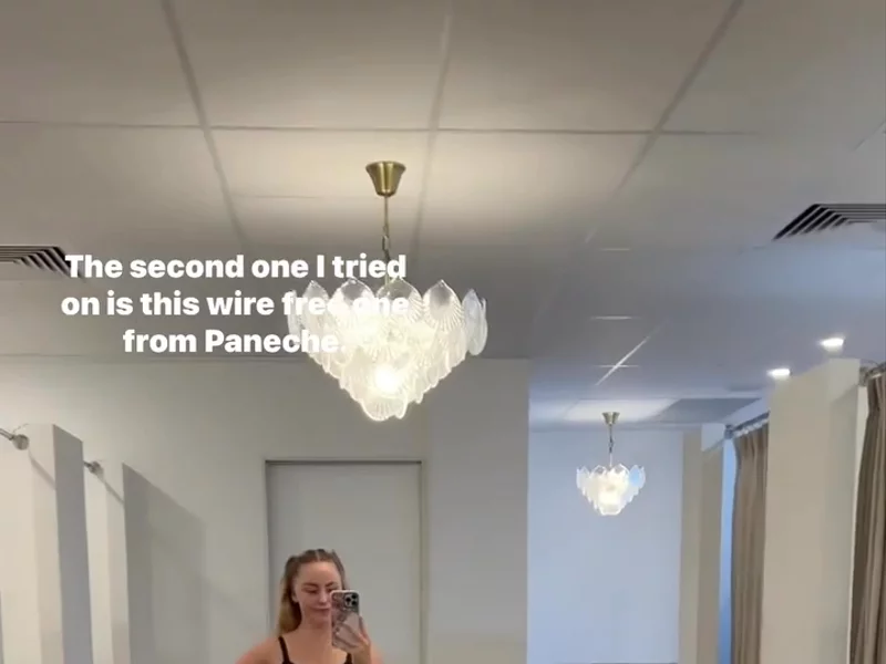 In-store bra fitting