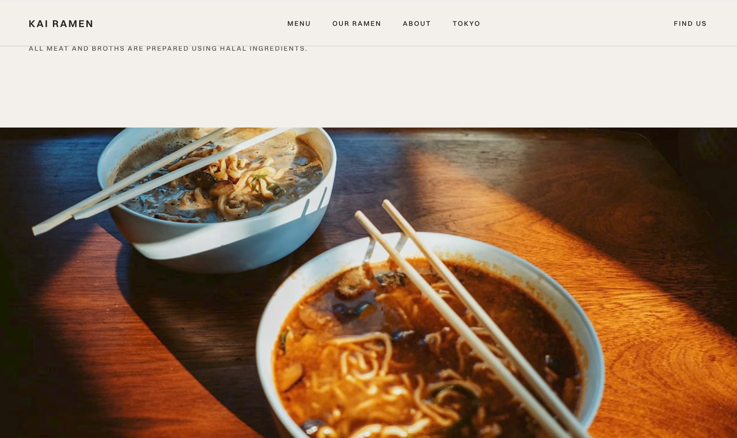 Halal Ramen Page