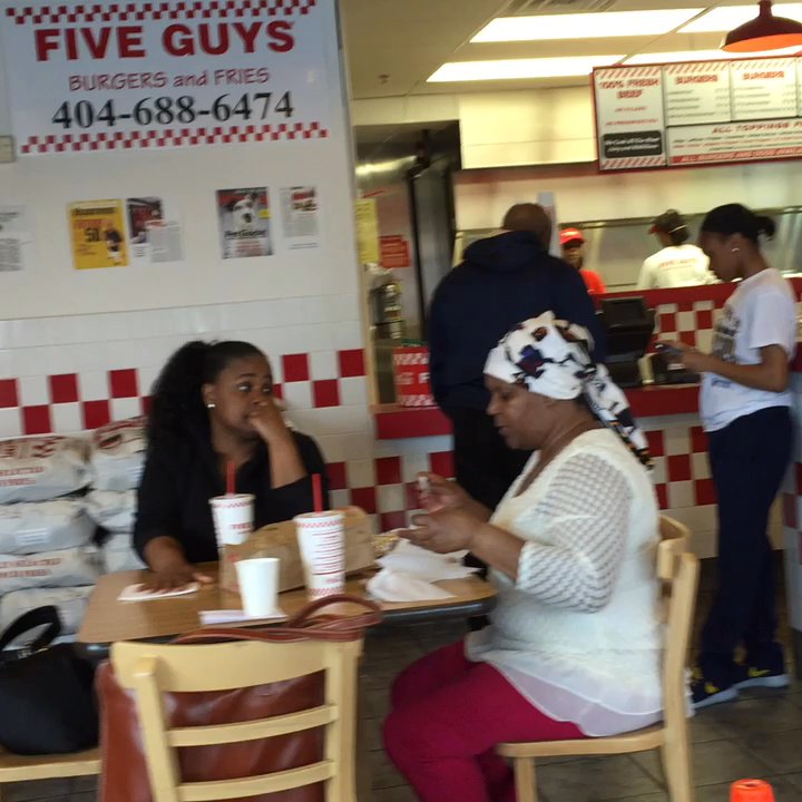 Five Guys - The best chain burgers in the business. Free Style coke products and all the free peanuts you can eat. - Burgers Near Me - Atlanta, Georgia