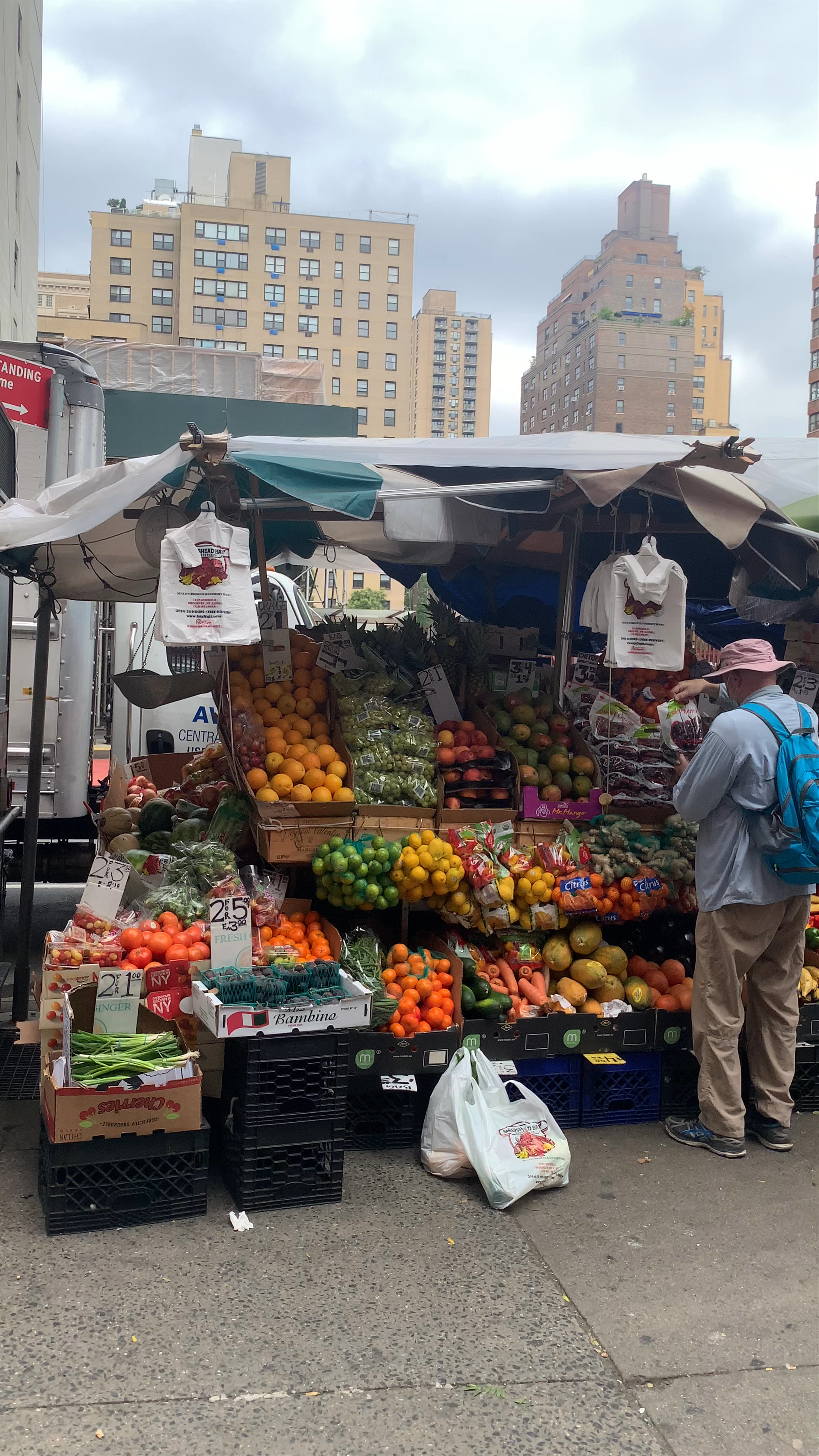 Vibrant Street Market at 133 E 14th St, New York