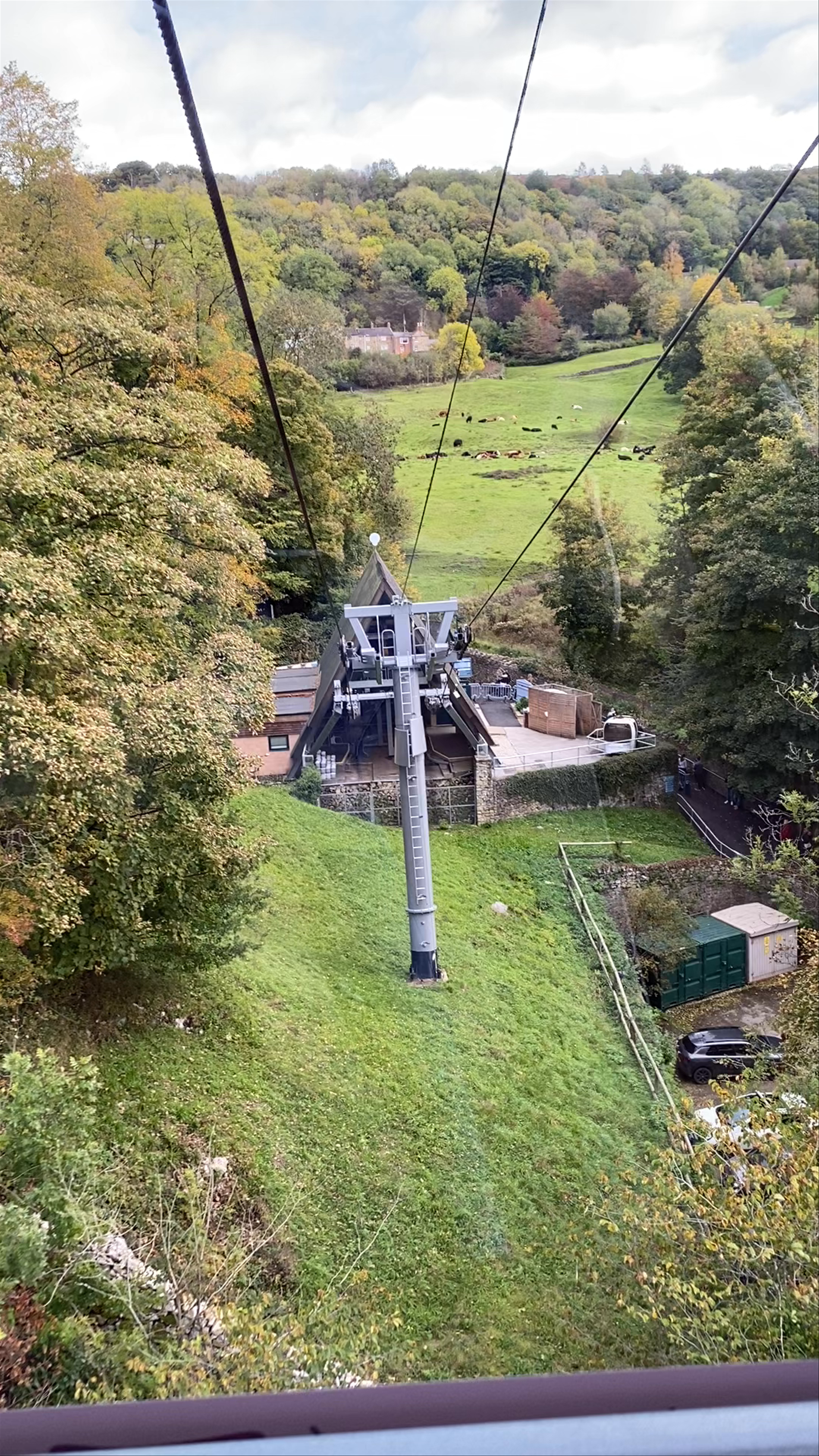 Heights of Abraham Cable Car Ride in Matlock, England