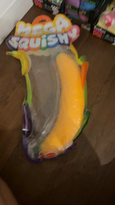 Mega Banana Squeeze Toy
